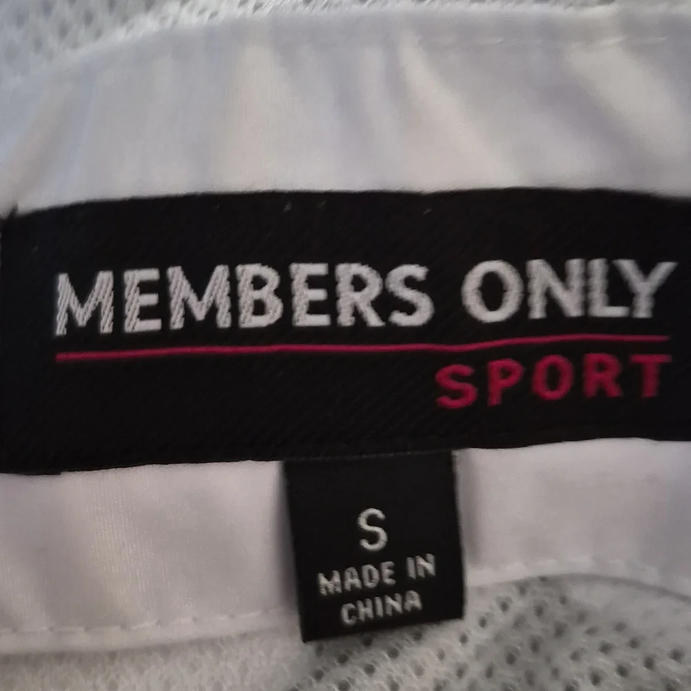Members Only Black & White Racing Track Jacket NWT Sz S